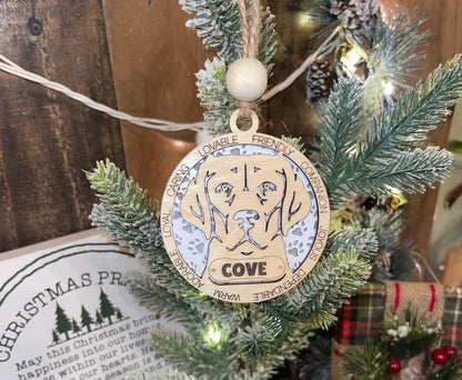 Customized Dog Ornament