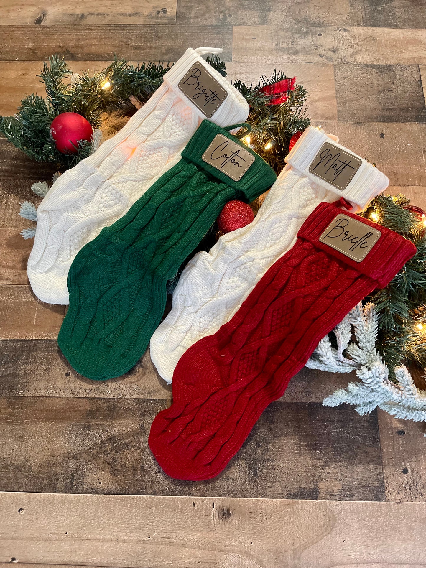 Christmas Stockings with Patch