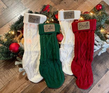 Christmas Stockings with Patch