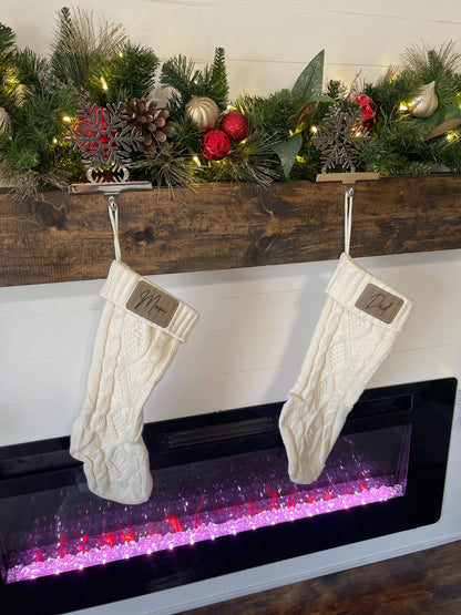 Christmas Stockings with Patch