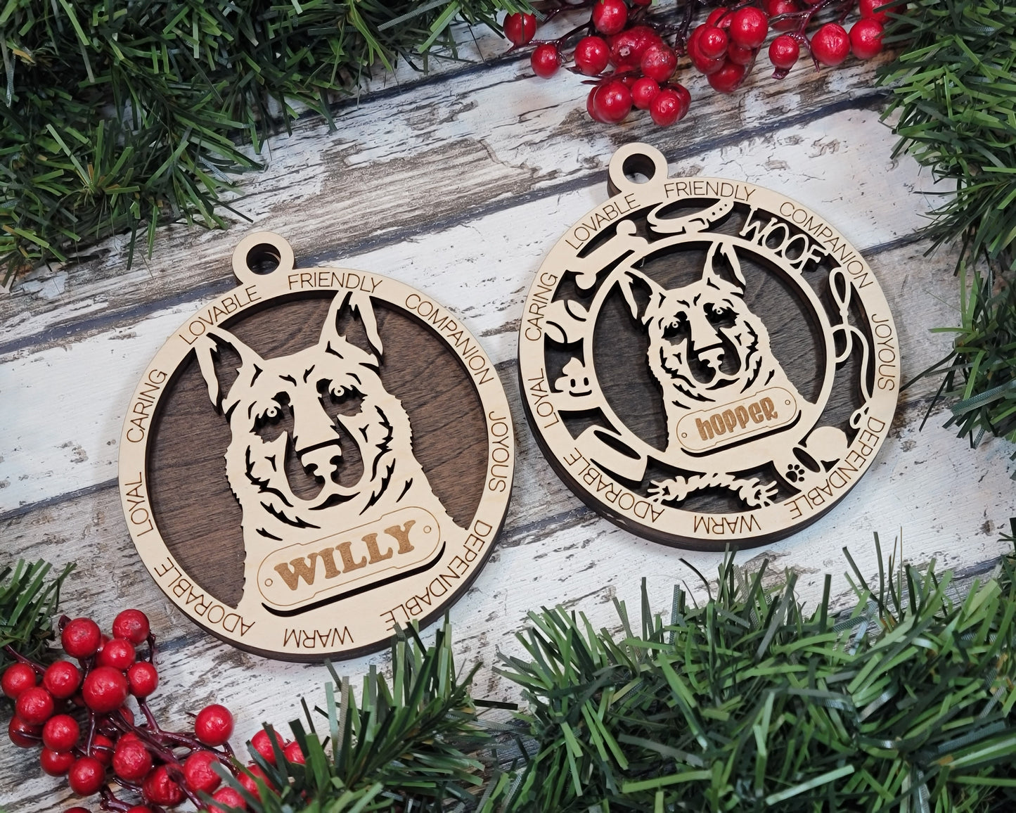 Customized Dog Ornament