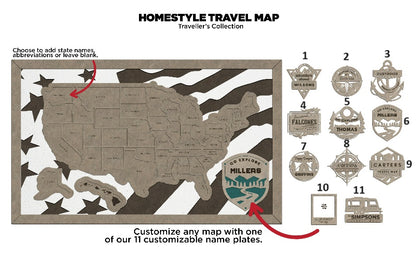 Travel Map- USA