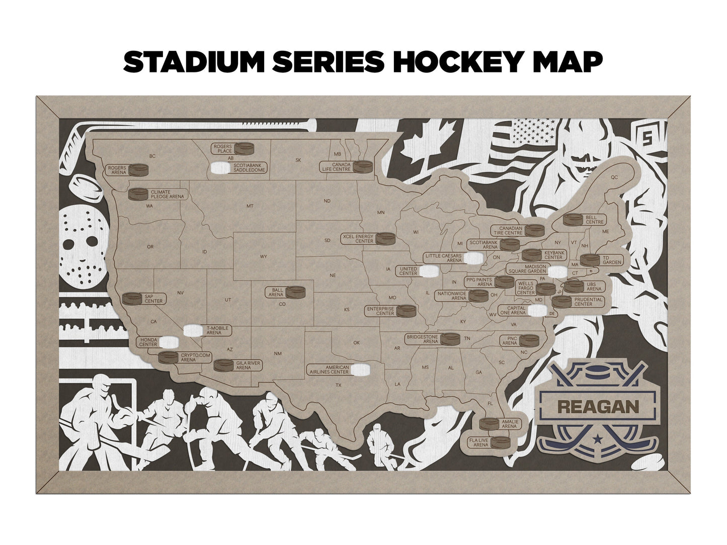 Hockey Travel Map